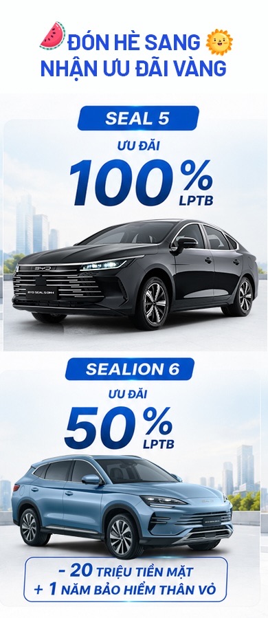 Quyền lợi khi đăng ký - Ưu đãi SEAL 5, SEALION 6