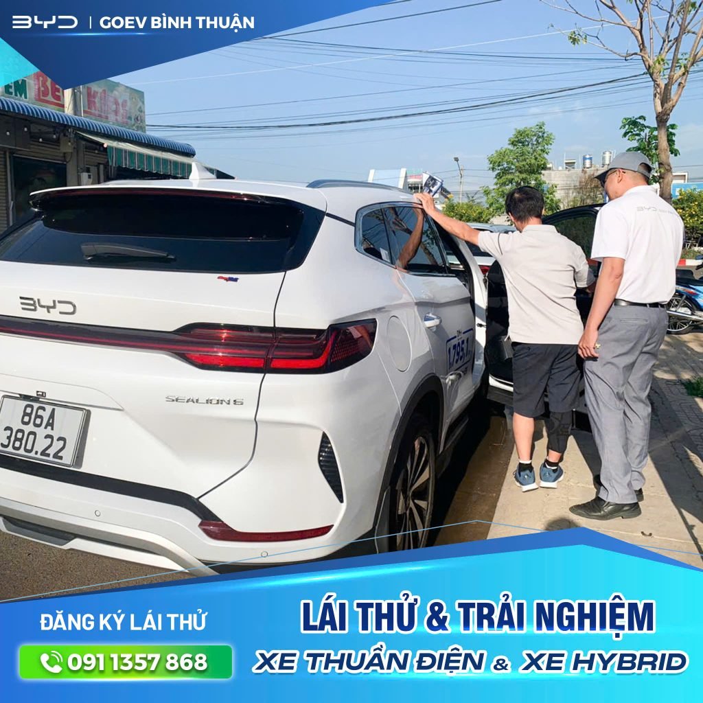 Lái thử xe BYD ngày 14/03/26 test drive byd 3