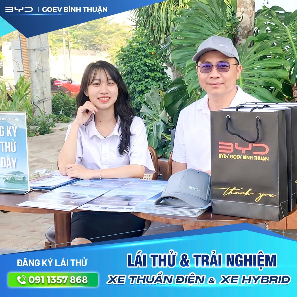 Lái thử xe BYD ngày 14/03/26 test drive byd 7
