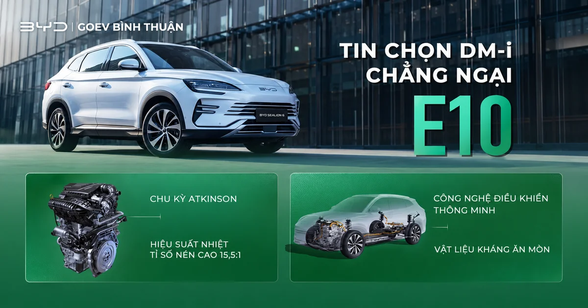 Tin Chọn DM-i, Chẳng Ngại E10: 4 Lý Do Công Nghệ Hybrid BYD Tương Thích Hoàn Hảo Xăng Ethanol