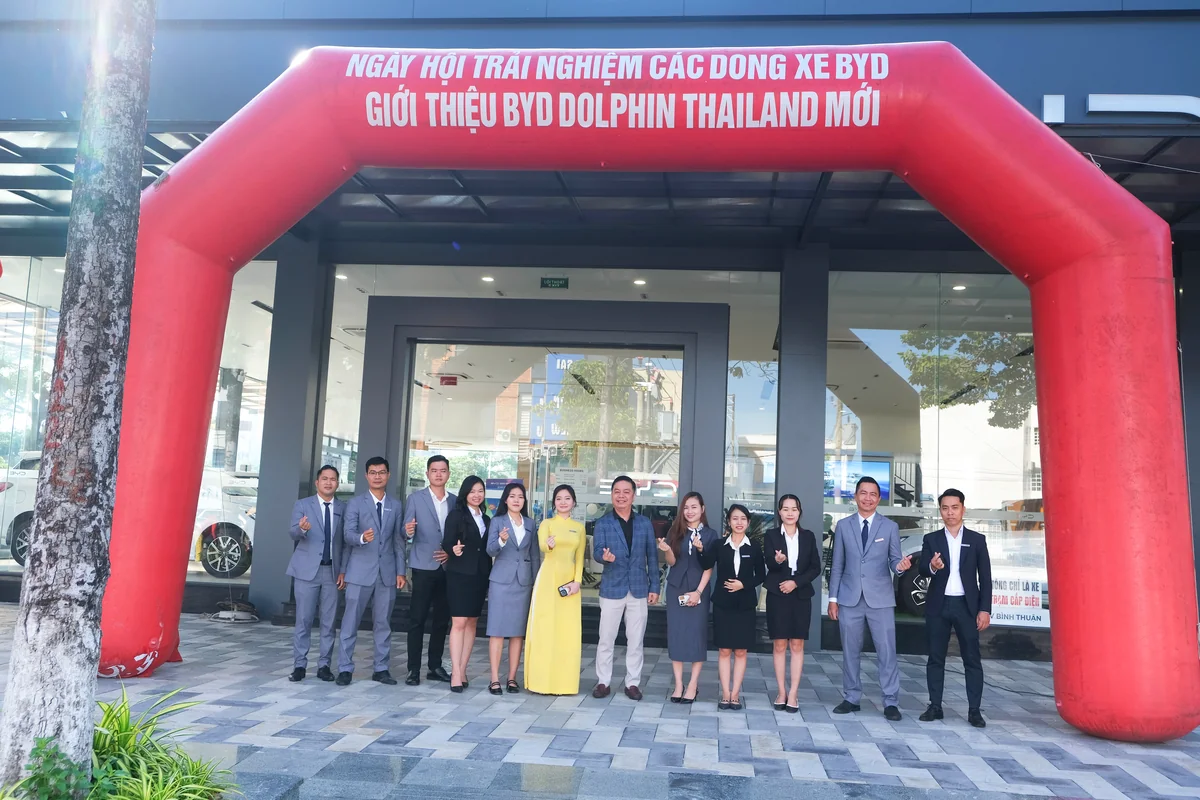 Không khí sự kiện Ngày Hội Trải Nghiệm BYD ra mắt Dolphin 2026 tại Phan Thiết 23/05/2026
