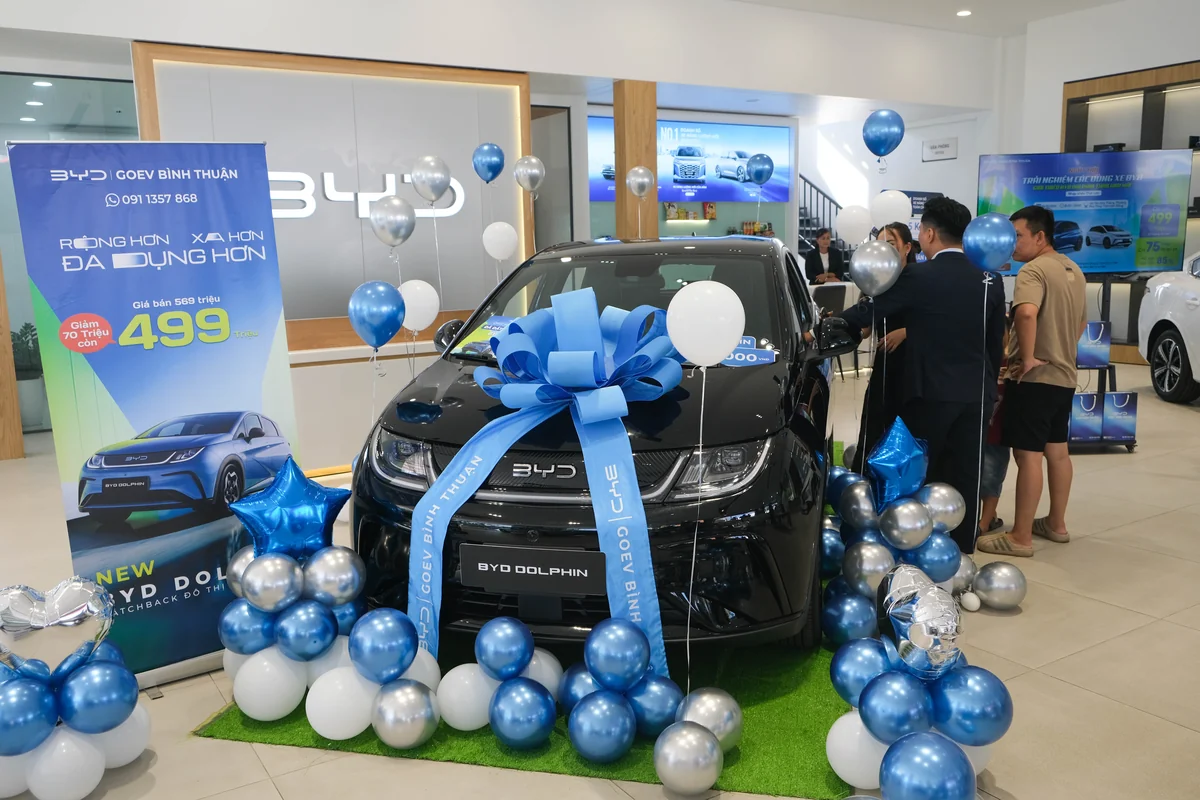 BYD Dolphin 2026 nhập Thái Lan ra mắt lần đầu tại Phan Thiết Bình Thuận