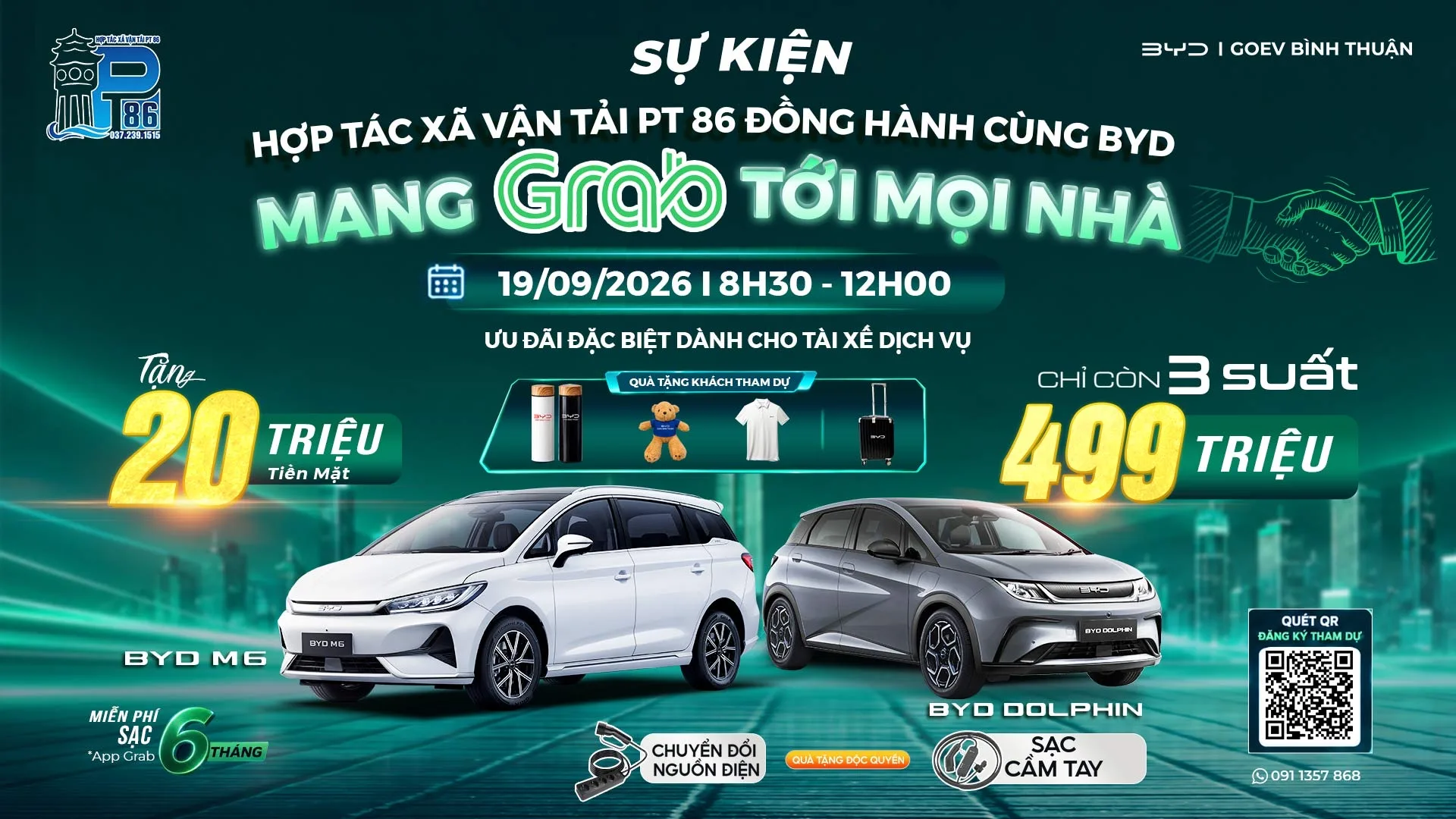 Sự kiện PT 86 x BYD - Mang Grab tới mọi nhà (Desktop)