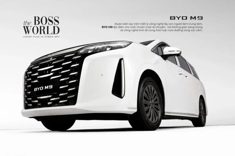 BYD M9 The Boss World, thiết kế quyền uy