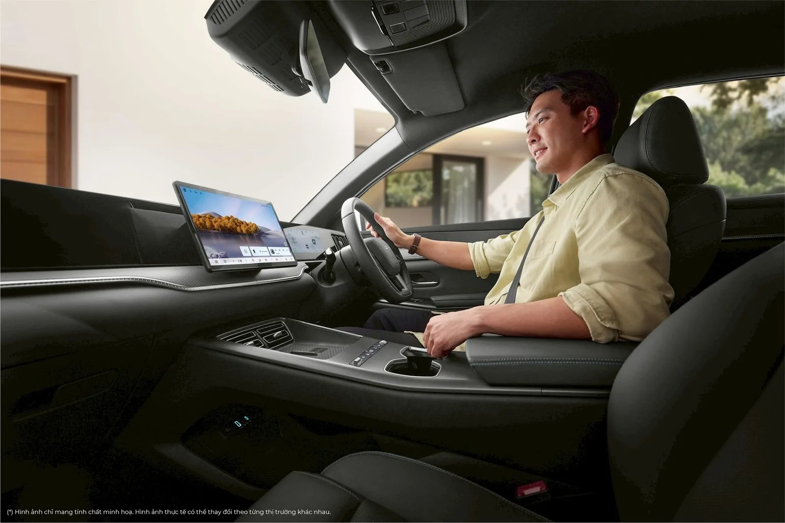 Cầm lái BYD Sealion 5 thoải mái