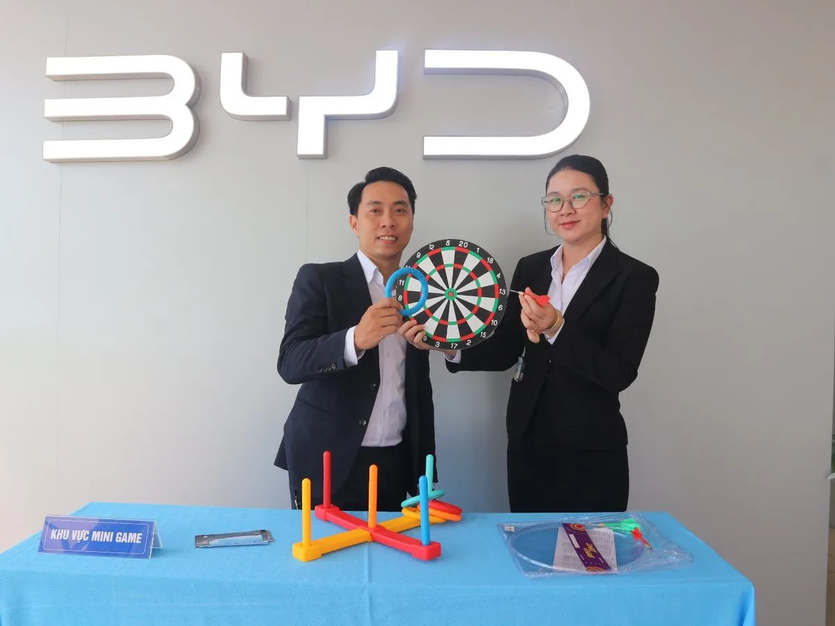 Experience Tour - First Meet: Check-in Cùng BYD M9 Ngày 20/10/2026 4 Khu vực minigame tại sự kiện BYD GOEV Bình Thuận
